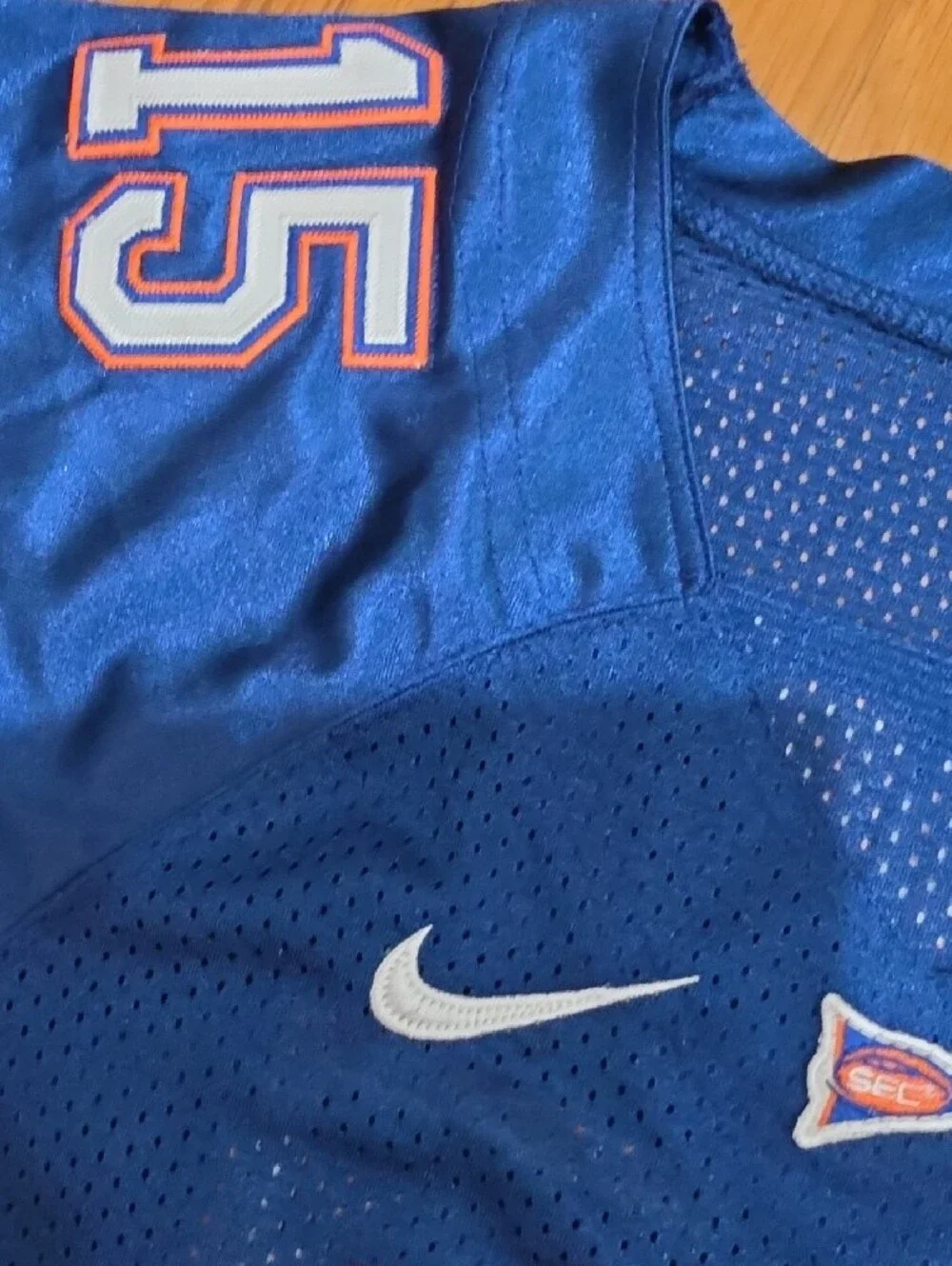 Nike Vintage University of Florida Gators Tim Tebow #15 Football Jersey - Size L